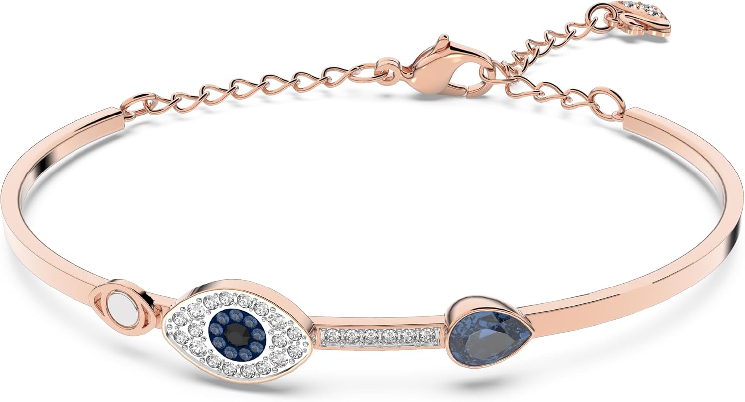 SWAROVSKI Symbolic Evil Eye Crystal Jewelry Collection, Featuring Necklaces, Earrings, and Bracelets