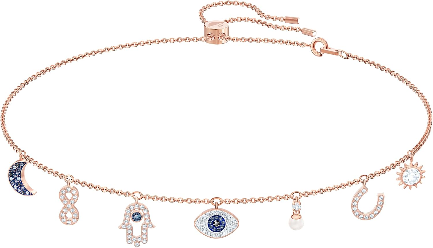 SWAROVSKI Symbolic Evil Eye Crystal Jewelry Collection, Featuring Necklaces, Earrings, and Bracelets